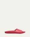 The Row Ama Rubber Flat Slide Sandals In Multi
