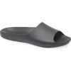 The Row Flat Open Toe Slides For Everyday Wear In Black