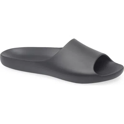 The Row Ama Slide Sandal In Black