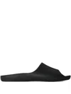 The Row Ama Foam Slide Sandals In Black