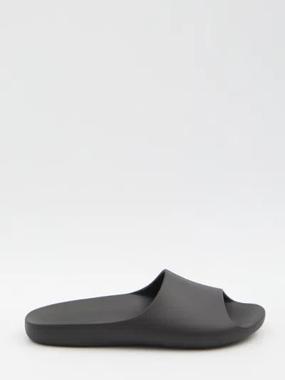 The Row Ama Slip-on In Rubber In Black