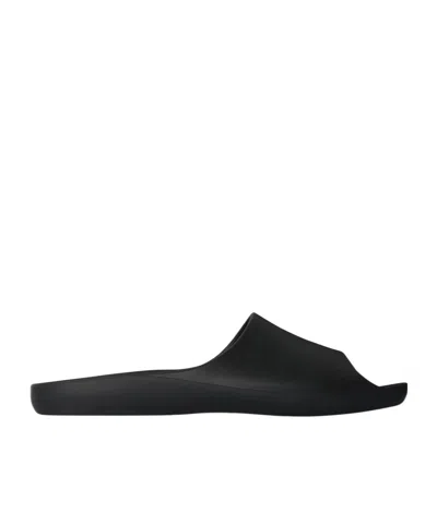 The Row Ama Slippers In Black