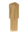 The Row Amede Straight Dress In Brown