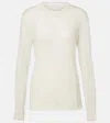 The Row Amia Cashmere Sweater In Neutral