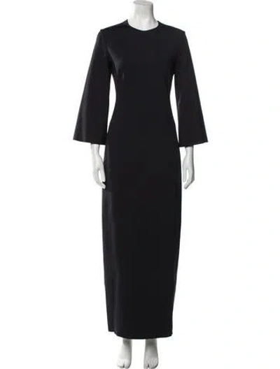 Pre-owned The Row Amor Long Dress In Blue