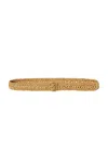 The Row Ana Raffia Belt In Natural Ang