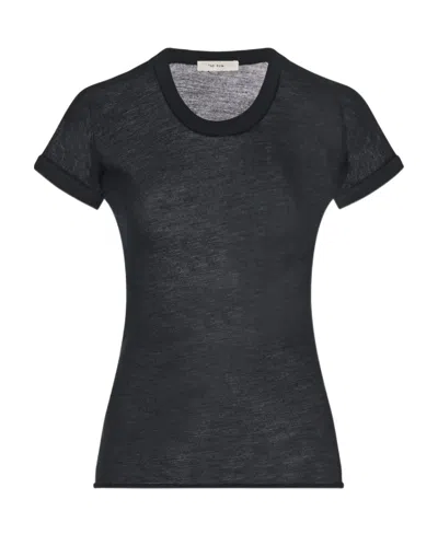 The Row Analyn Cashmere T-shirt In Gray