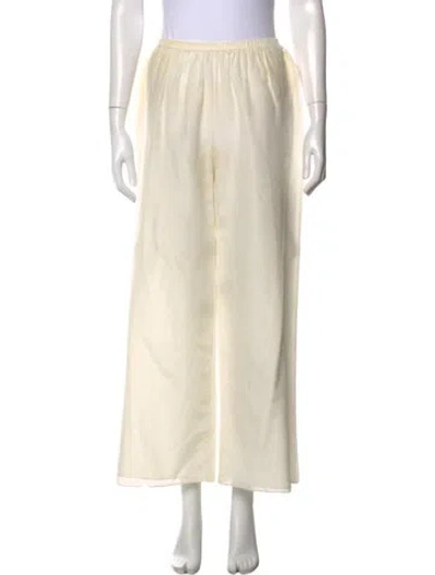 Pre-owned The Row Andres Wide Leg Pants In Neutral