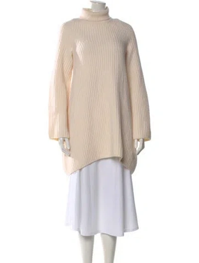 Pre-owned The Row Aneke Sweater Wool Sweater In Neutral