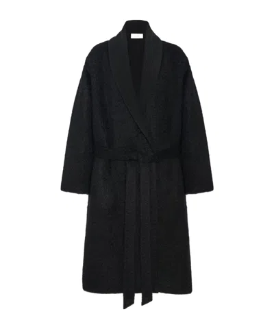 The Row Aneta Wool Alpaca Coat In Black
