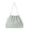 The Row Angy Drawstring Shoulder Bag In Gray