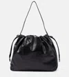 The Row Angy Hobo Light Nappa Leather Bag In Black