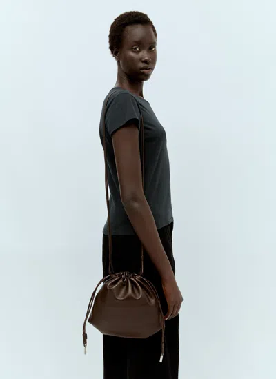 The Row Angy Shoulder Bag In Brown