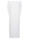 The Row Anitas Cotton Long Dress In White