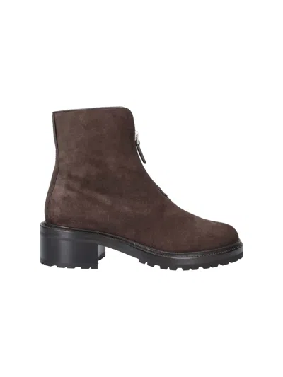 The Row Ankle Boots "hike" In Brown