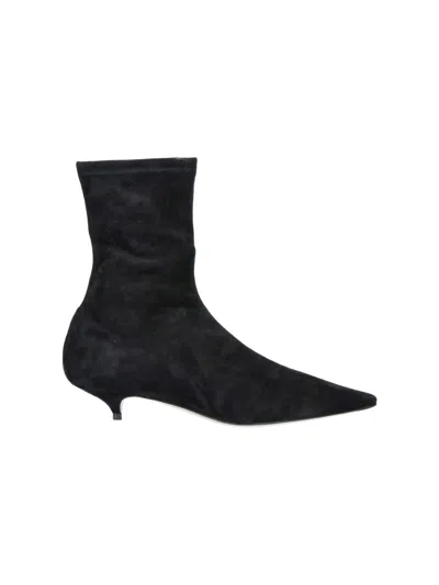 The Row Ankle Boots "liisa" In Black