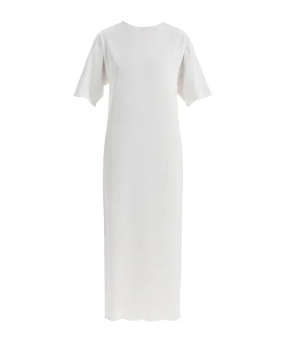 The Row Ankle Length T-shirt Dress In White