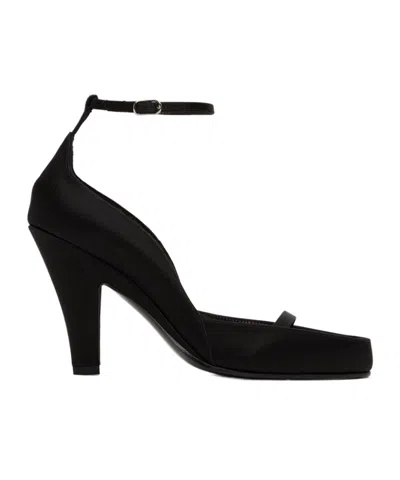 The Row Ankle Straps With High Heels In Black