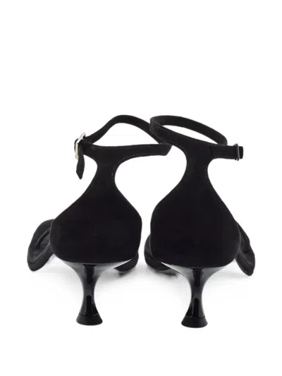Pre-owned The Row Ankle-strap Sandals In Black