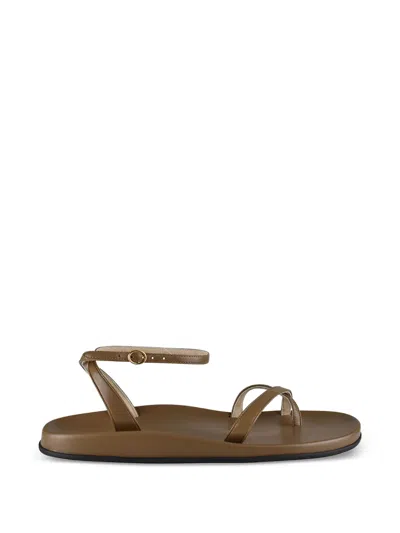 The Row Ankle-strap Sandals In Brown