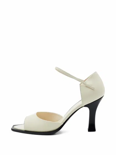 Pre-owned The Row Ankle-strap Sandals In Neutrals