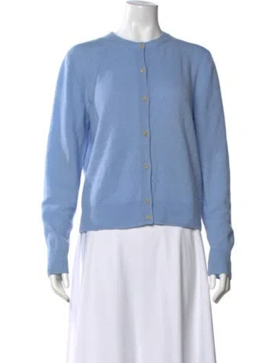 Pre-owned The Row Annamaria Cashmere Sweater In Blue
