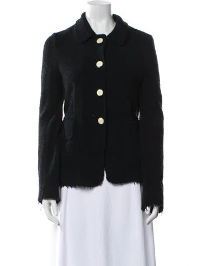 Pre-owned The Row 'annica' Nylon Evening Jacket In Black