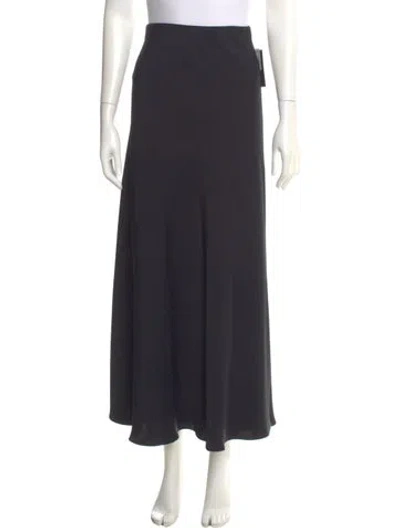 Pre-owned The Row Annistyn Midi Length Skirt W/ Tags In Black