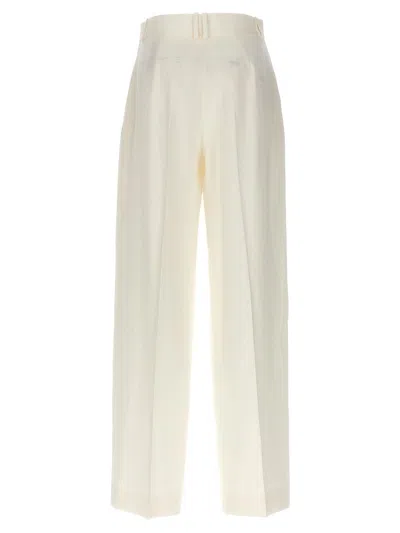 The Row 'antone' Trousers In White
