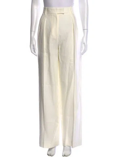 Pre-owned The Row Antone Wide Leg Wide Leg Pants In Neutrals