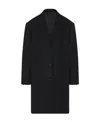 The Row Ardon Button-up Coat In Black