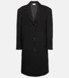 The Row Ardon Oversized Wool-blend Coat In Black