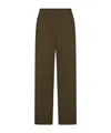 The Row Ari Pant In Wool In Brown