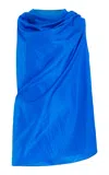 The Row Aria Slouched Asymmetric Top In Blue