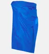 The Row Aria Slouched Asymmetric Top In Blue