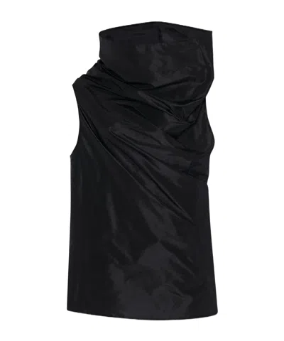 THE ROW THE ROW ARIA ASYMMETRIC ORGANZA TOP