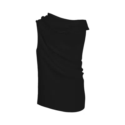Pre-owned The Row Aria Top 'black' | Women's Size S