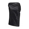 The Row Aria Draped One-shoulder Asymmetric Silk Tunic Top In Black