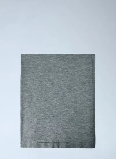 The Row Arif Cashmere And Silk-blend Scarf In Grey