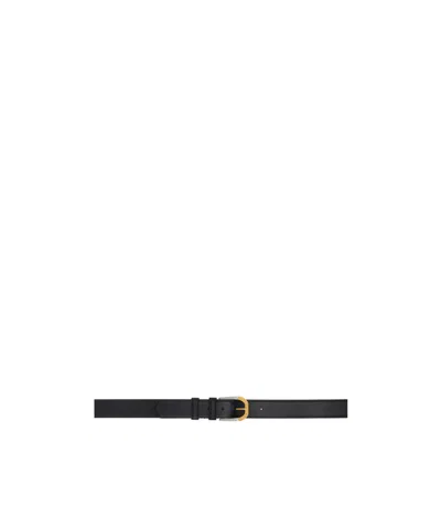 The Row Art Deco Box Belt In Black