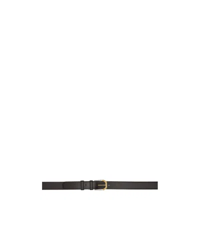 The Row Art Deco Box Belt In Black