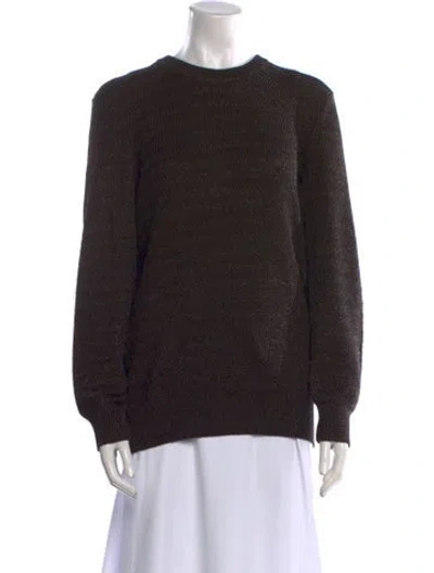 Pre-owned The Row Arton Wool Sweater In Brown