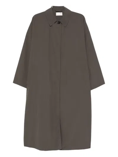 The Row Arwen Single-breasted Coat In Brown