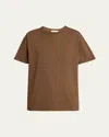 The Row Tori Cotton-jersey T-shirt In Oak