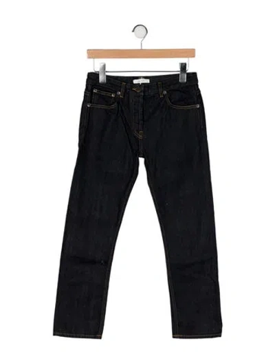 Pre-owned The Row 'ashland' Straight Leg Jeans W/ Tags In Black