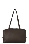 The Row Astra Bowling Bag In Leather In Brown