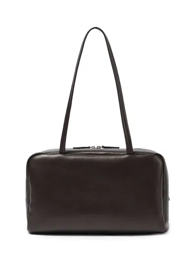 The Row Astra Bowling Bag Dark Brown Ans