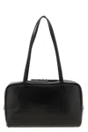 The Row Womens  Astra Leather Bowling Bag In Black