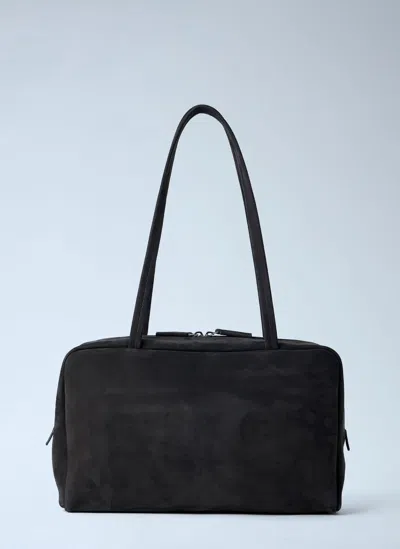 The Row Astra Bowling Shoulder Bag In Brown