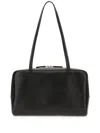 The Row Astra Bowling Shoulder Bag In Nappa Leather In Black